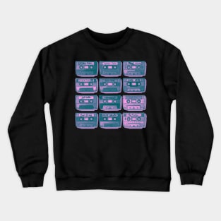 90's Techno Mixtapes Crewneck Sweatshirt